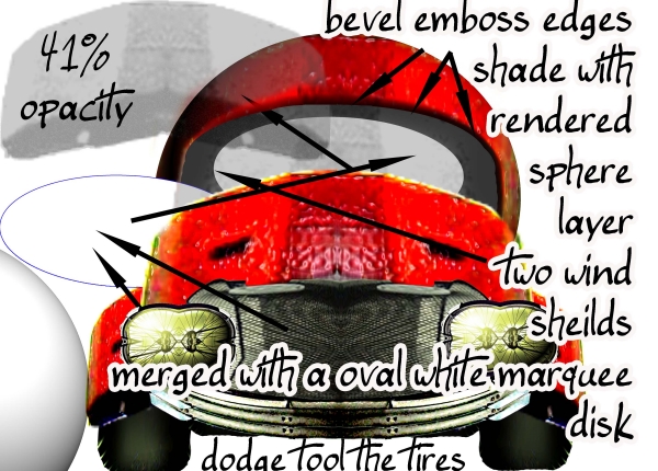 Creation of Worried Red Love Bug: Step 12